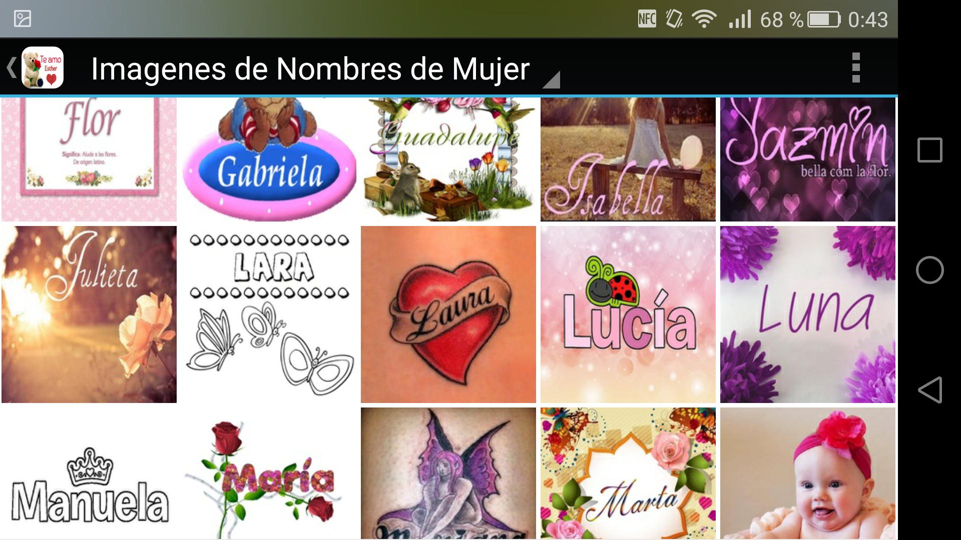 Imagenes de Nombres de Mujer for Android - APK Download