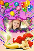 Princess Birthday Party Cards capture d'écran 2