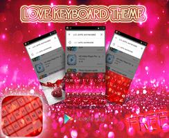 Love Keyboard Theme 2016 ảnh chụp màn hình 1