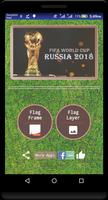 World Cup 2018 - Team Flag Fra poster