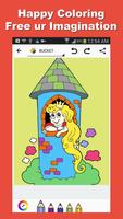 Princess Girls Coloring Game capture d'écran 2