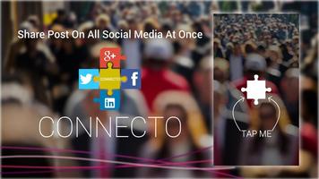 Connecto All Social Networks Affiche
