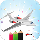 Icona Airplane Coloring Book