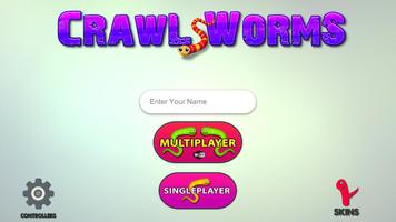 Crawl Worms: Free Snake Games পোস্টার