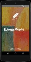 Name Meaning โปสเตอร์