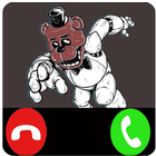 call from five night freddy NEW PRANKS 2017 icône