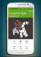 call from five night freddy NEW PRANKS 2017 Affiche