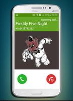 call from five night freddy NEW PRANKS 2017 Ekran Görüntüsü 1