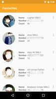 Favourite Contacts - SMS based imagem de tela 2