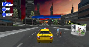 City Taxi Driver 3D 2017 screenshot 1