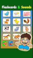 kids learning zoo animal with  اسکرین شاٹ 1