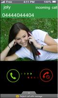Fake Call Girlfriend Prank poster