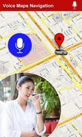 GPS Voice Maps Navigation–Driving Route Direction plakat