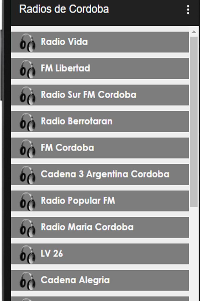 Radios de Cordoba for Android - APK Download