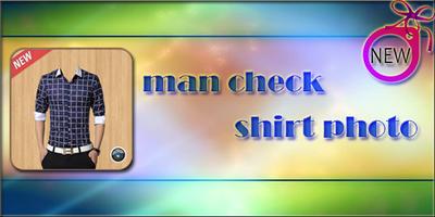 Man Check Shirt Photo capture d'écran 3