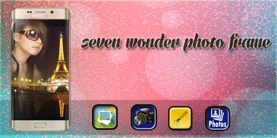 Seven Wonder Photo Frame الملصق