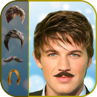 Man Hair Mustache Style New icon