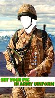 सेना कमांडो एचडी फोटो सूट परिवर्तक और संपादक पोस्टर