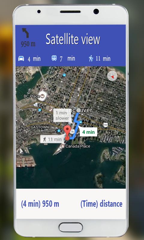 live earth maps 3d navigation tracking poster