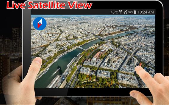 earth map live gps street view navigation transit apk screenshot
