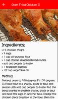 Fried Chicken Recipes 2018 스크린샷 3