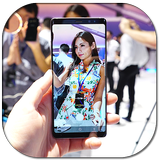 Selfie With Samsung Note 8 Zeichen