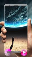 Selfie With Samsung Note 8 Plakat