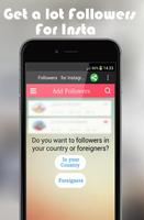 Followers For Instagram -Prank تصوير الشاشة 2