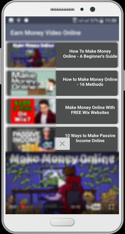 Make Money Online Video Tutorial Hd For Android Apk Download - make money online video tutorial hd ØªØµÙˆÙŠØ± Ø§Ù„Ø´Ø§Ø´Ø© 1
