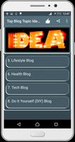 Top Blog Topic Ideas تصوير الشاشة 1