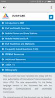ITU EMF Guide capture d'écran 1