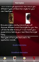 Black Hairstyles الملصق