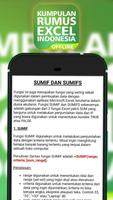 پوستر Rumus Excel Indonesia Offline