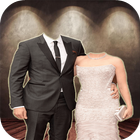 Couple Suit Photo Maker ikon