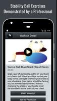 Exercise Ball Workout Training Affiche
