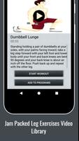 Leg Workout Exercises Lite screenshot 1