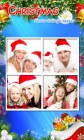 Christmas Photo Collage Maker Affiche