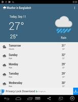 Weather in Bangladesh poster