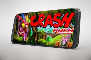 Subway Crash adventure rush *Bandicot game* Cartaz