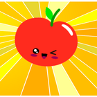 fruit explosion relier Jeu icône