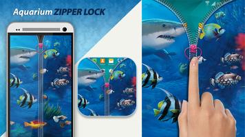 Aquarium Zipper-Verschluss Plakat