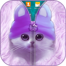 Cute Kitty Zipper Lock APK