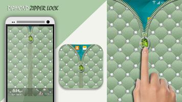 Diamant-Zipper-Verschluss Plakat