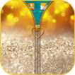 Glitzer-Zipper-Verschluss