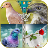 Любовь Pigeon молнии блокировк иконка
