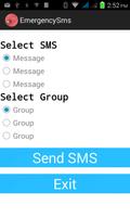 Emergency SMS capture d'écran 1