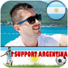 Argentina Team Football World Cup Frames⚽2018 icône