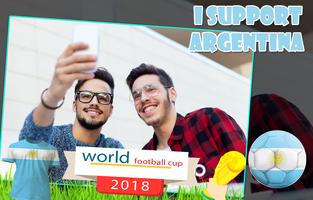 Argentina Team Football World Cup Frames⚽2018 capture d'écran 2