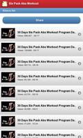 Six Pack Abs Workout screenshot 1