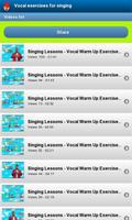 Vocal exercises for singing screenshot 1